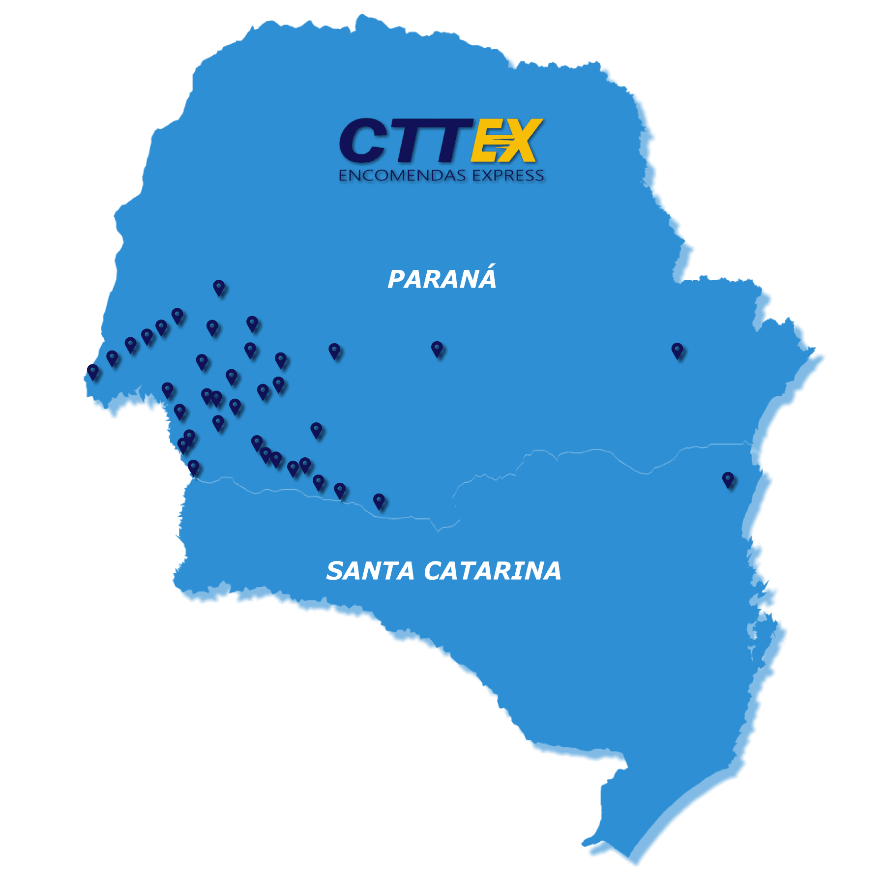 Mapa de atendimento — Chamou, mandou!